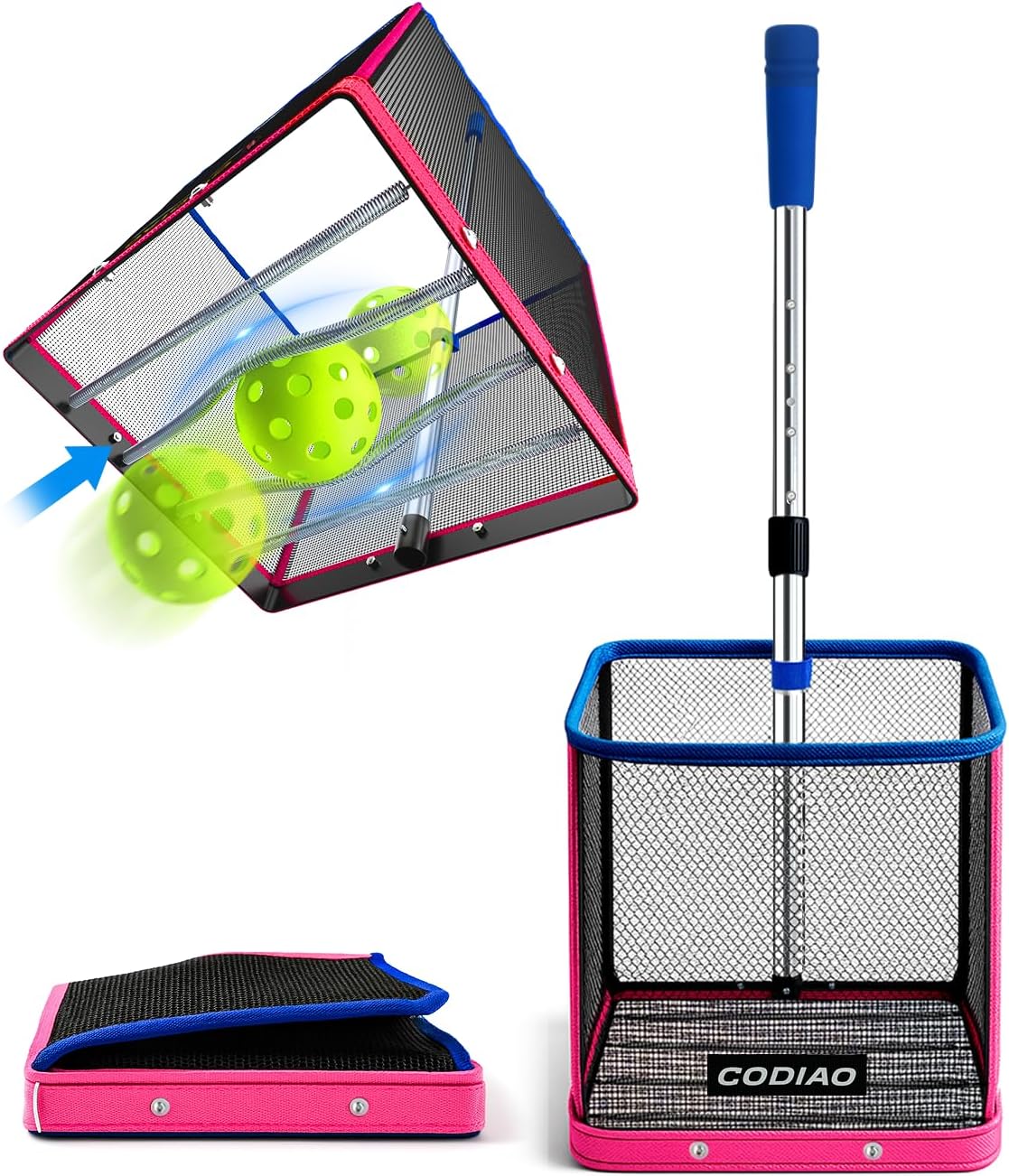 Effortless Pickleball Ball Picker Upper with Telescopic Handle