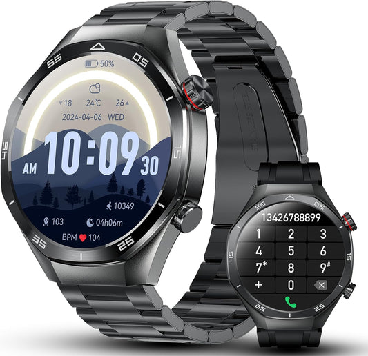 FILIEKEU Smart Watch IP68 Waterproof: Heart Rate Monitor & Fashionable Design