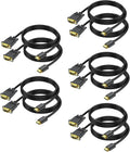 HDMI to VGA Cable 3 ft 10-Pack - Simple 1080P Video Conversion