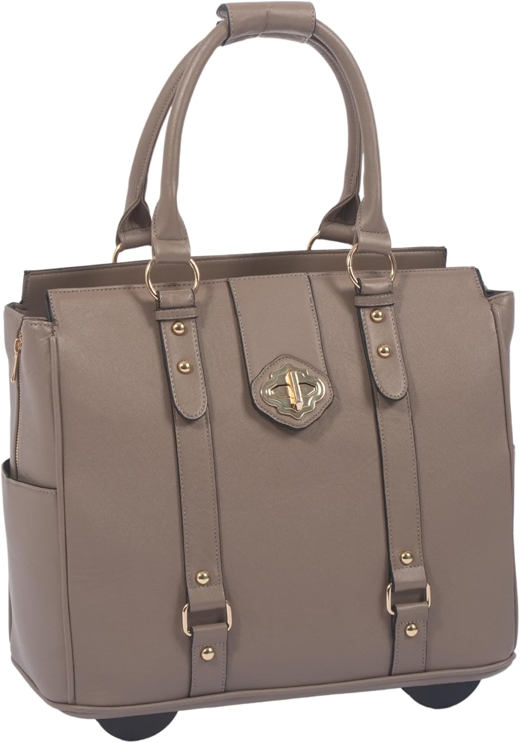 Stylish Rolling Laptop Bag for Women - JKM and Company Tote
