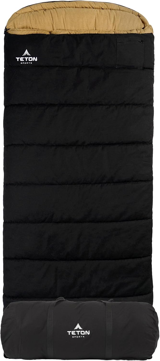TETON Sports Deer Hunter Sleeping Bag for Cold Weather Comfort