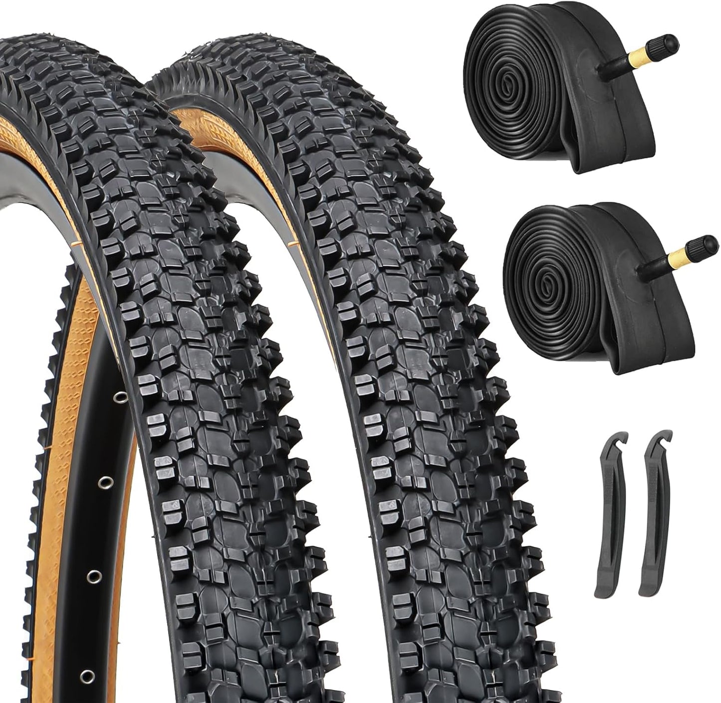 Hycline 2-Pack Mountain Bike Tires Set for Off-Road Adventures