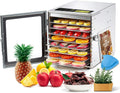 Food Dehydrator Machine with 8 Stainless Steel Trays for Drying