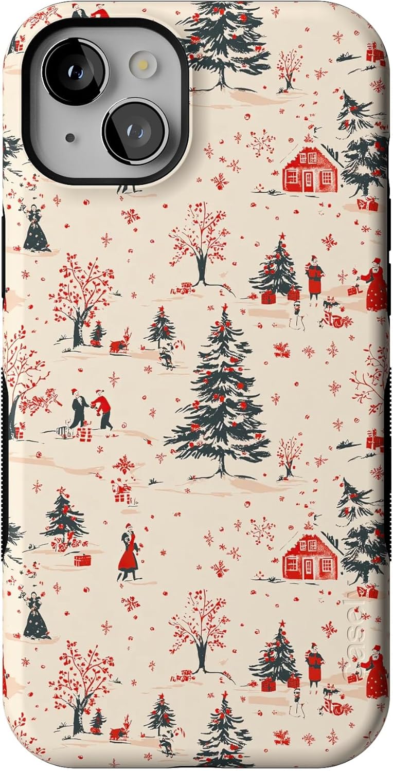 Casely iPhone 15 Case - Winter Nostalgia Bold Protection