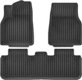 LUCKEASY Foot Mats for Tesla Model Y Juniper 2025-2026 - 3PCS TPE Fit