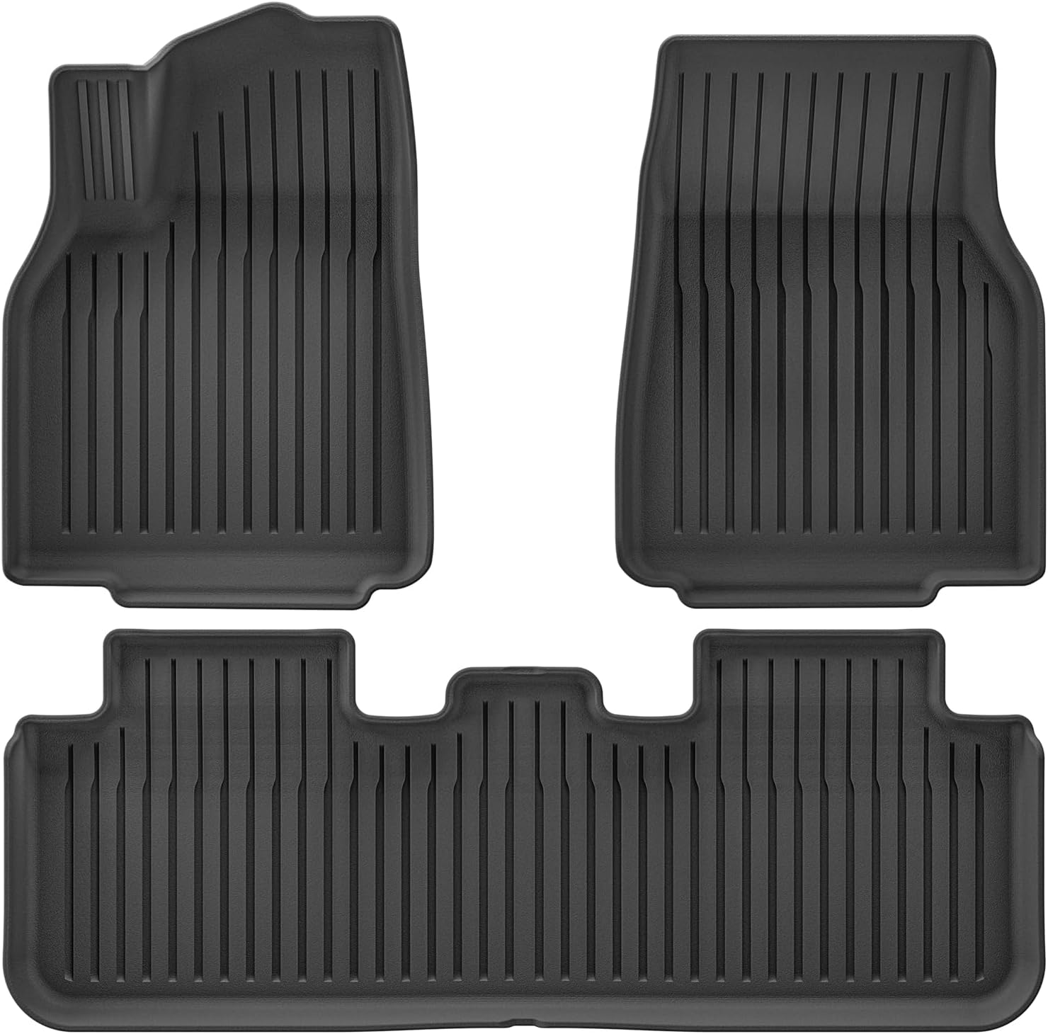 LUCKEASY Foot Mats for Tesla Model Y Juniper 2025 2026 All-Weather
