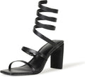 Aimee Spiral Heeled Sandal - Statement Heeled Sandal for Events