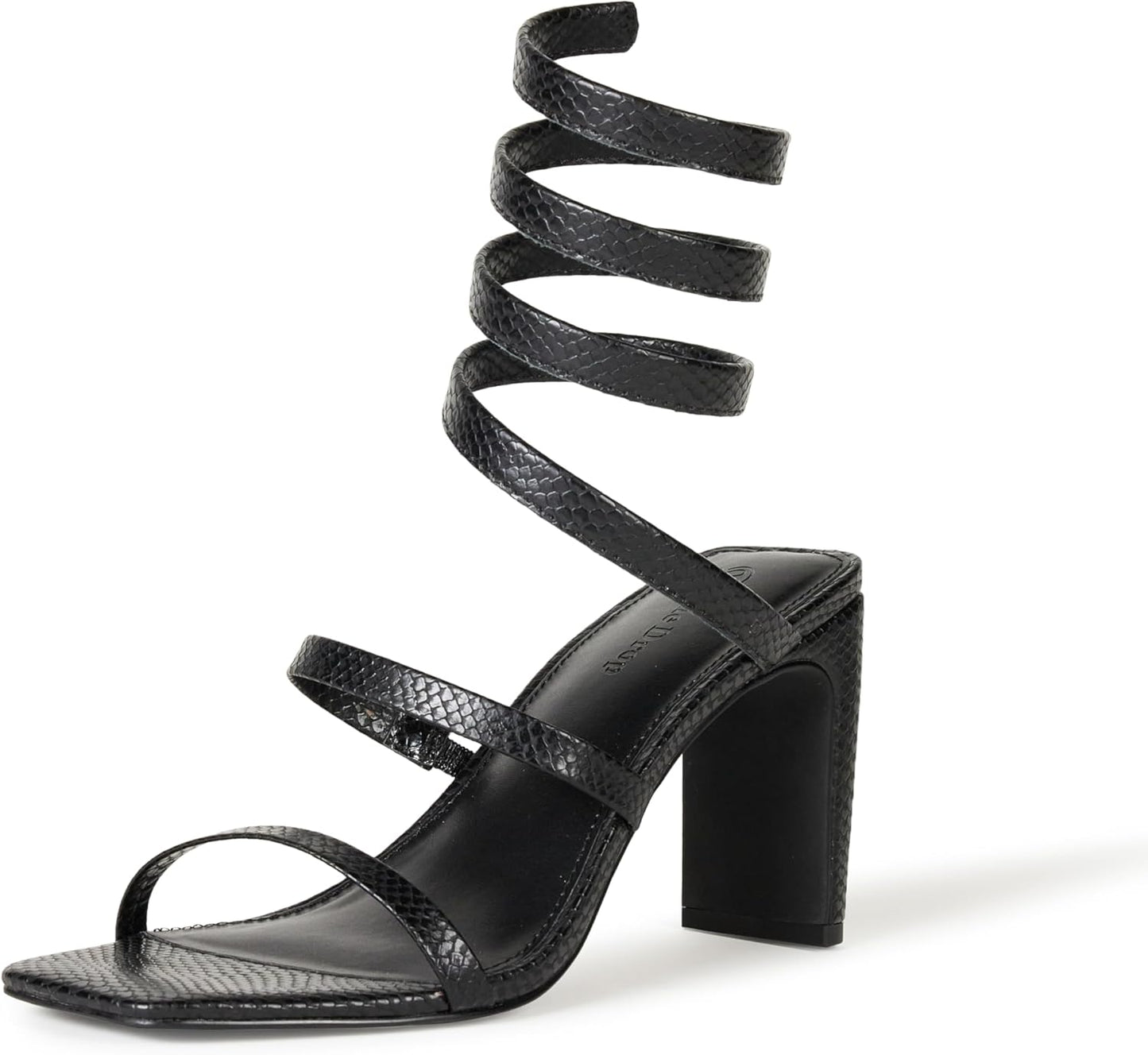 The Drop Women's Aimee Spiral Heeled Sandal for Special Occasions