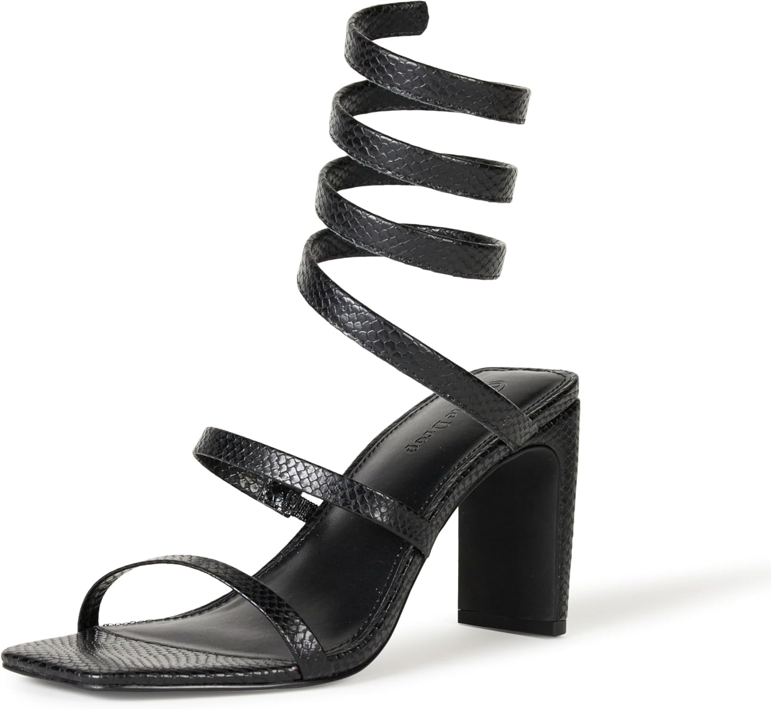 The Drop Women's Aimee Spiral Heeled Sandal for Special Occasions
