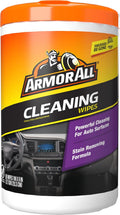 Armor All Car Cleaning Wipes 90 Count - Natural Matte Finish