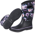 WTW Mid Calf Rain Boots for Women - Insulated Waterproof Comfort