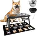 Metal Raised Dog Bowl Stand for Large and Medium Dogs - Elevated
