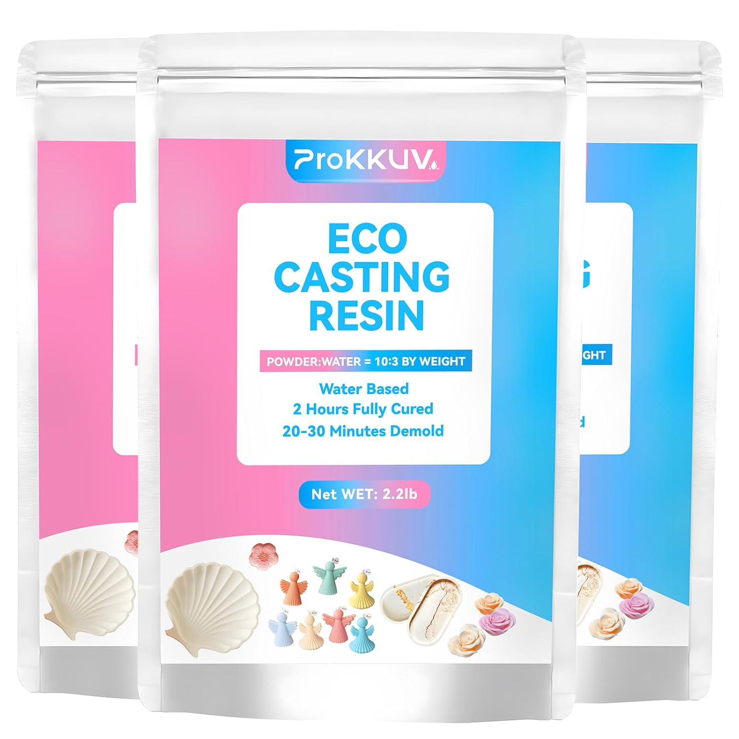 Resin Casting Powder 3000G for Fast Curing DIY Projects
