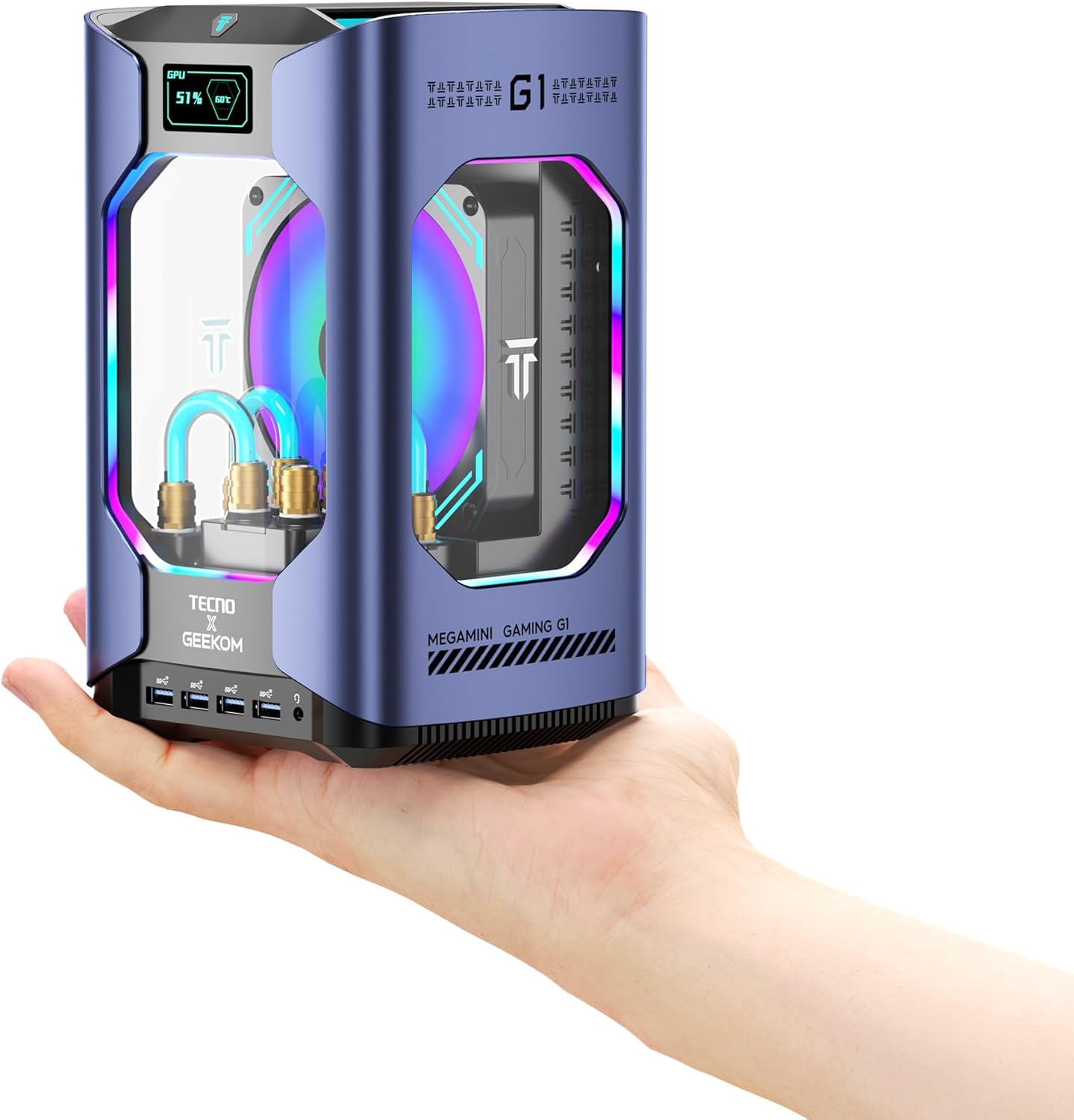 GEEKOM G1 RTX 4060 Mini PC with Intel Core i9 and 4TB SSD