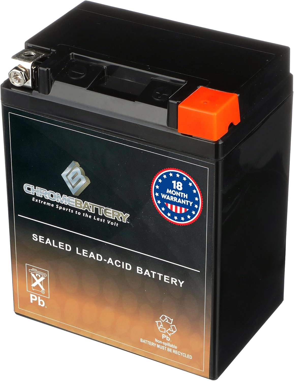 YTX14AHL-BS 12V 210 CCA AGM Battery for ATV and Motorcycle
