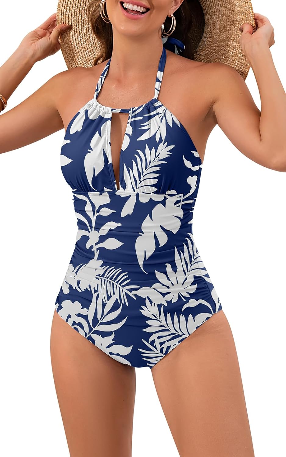 B2prity Women's Slimming One Piece Swimsuits for Curvy Women