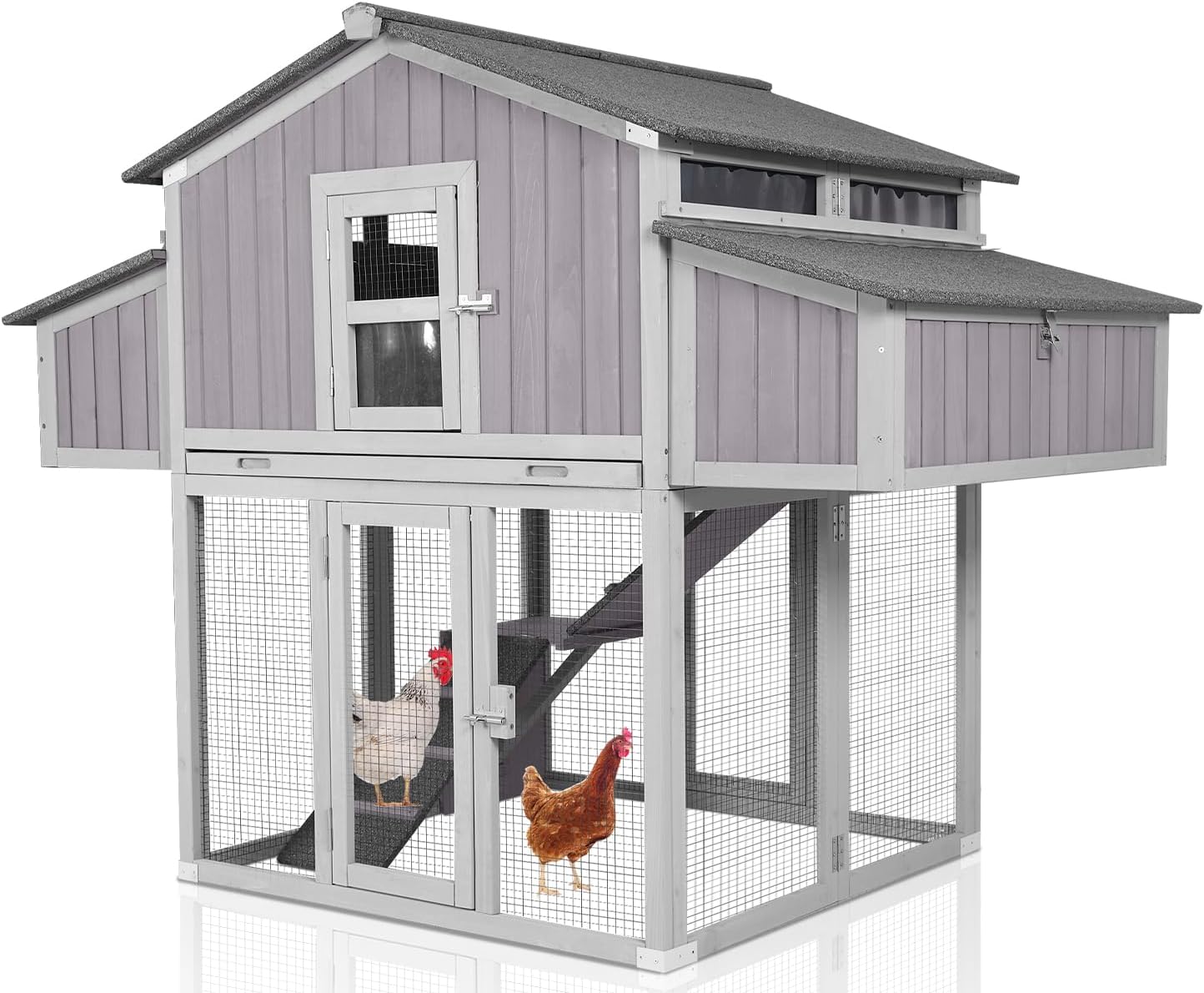 Large Chicken Coop with Folding Design for Easy Outdoor Setup
