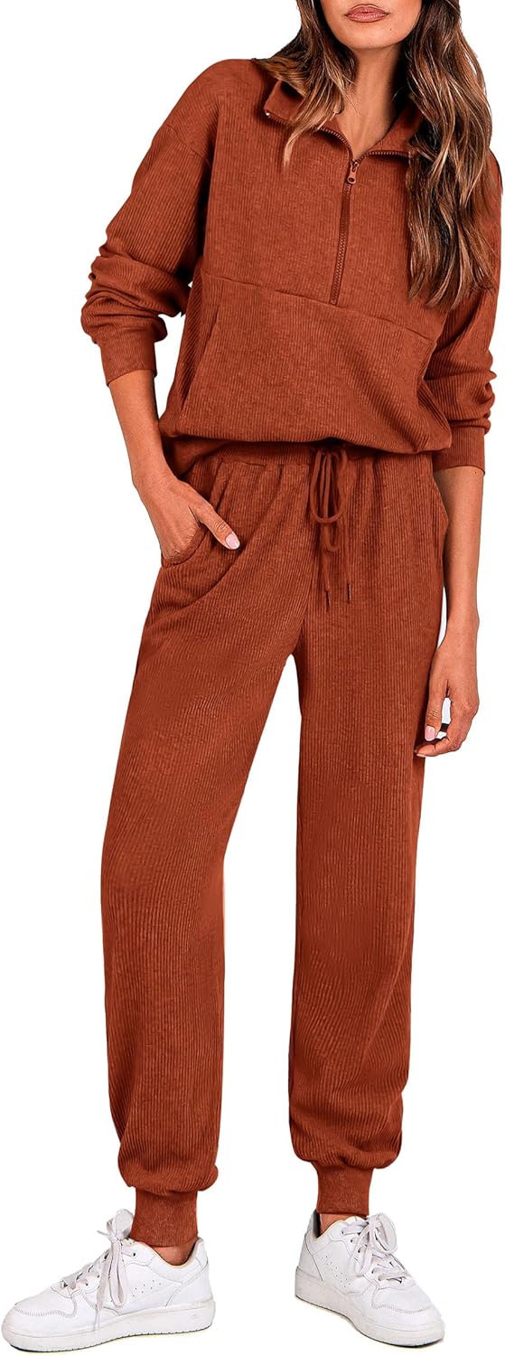 PRETTYGARDEN Women's Fall 2 Piece Lounge Sets for Comfort