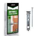 Self-Drilling Drywall Anchor Toggle Kit - Heavy Duty Zinc Anchors 25