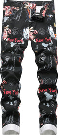Men's Casual Stylish Slim Fit Jeans for Young Hiphop Fashion