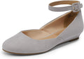 DREAM PAIRS Women's Dress Flats Ballet Low Wedge Round (Style NGV1)