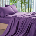 Shilucheng 100% Viscose Bamboo Queen 4pc Sheet Set - Ultra Cooling