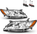 Headlights Assembly for 2007-2009 Toyota Camry - Clear, OEM Fit