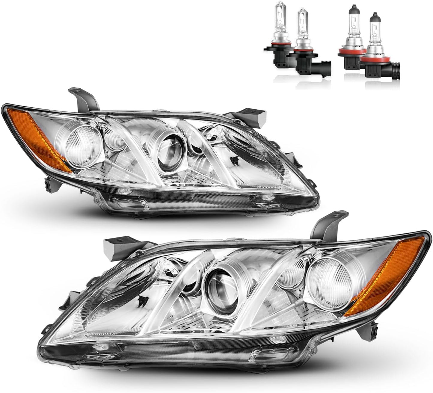 Headlights Assembly for 2007-2009 Toyota Camry - OEM Quality