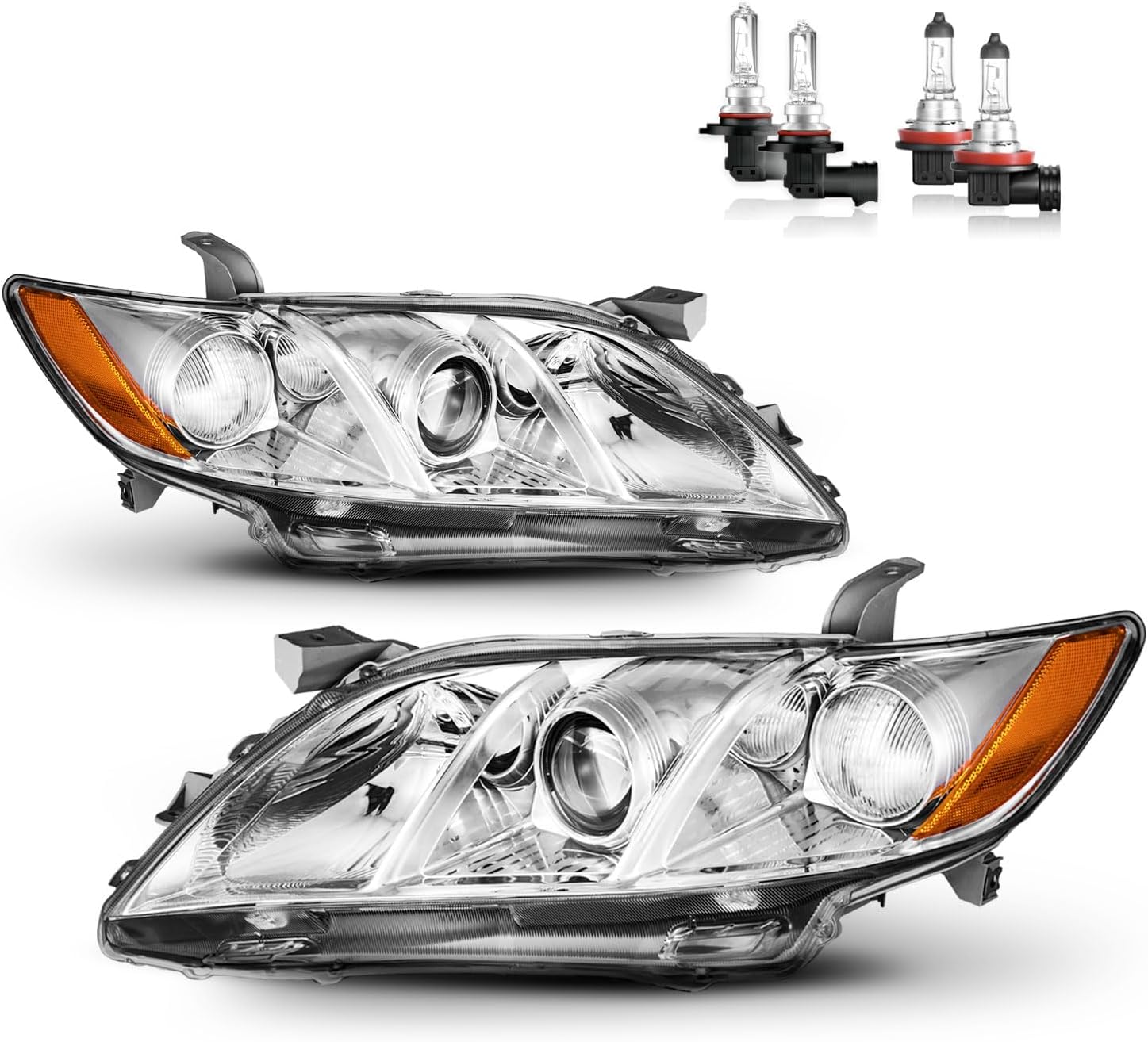 Headlights Assembly for 2007-2009 Toyota Camry - OEM Quality