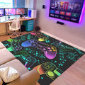 Teens Boy Game Rug Gamepad Carpet 39in x 59in - Non-Slip Gamer Mat