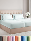 CGK Linens Split King 7 Piece Sheet Set - Cooling, Deep Pocket Comfort