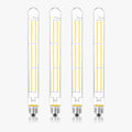 11.8in 1000LM 5000K Daylight LED Edison Bulb - Dimmable Tubular 4-Pack