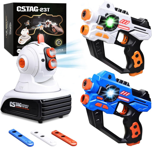 Laser Tag Set: LED Score Display, 3 Targets, Fun for All