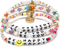 Mother's Day Gifts Word Bracelet Set - Colorful Positive Message
