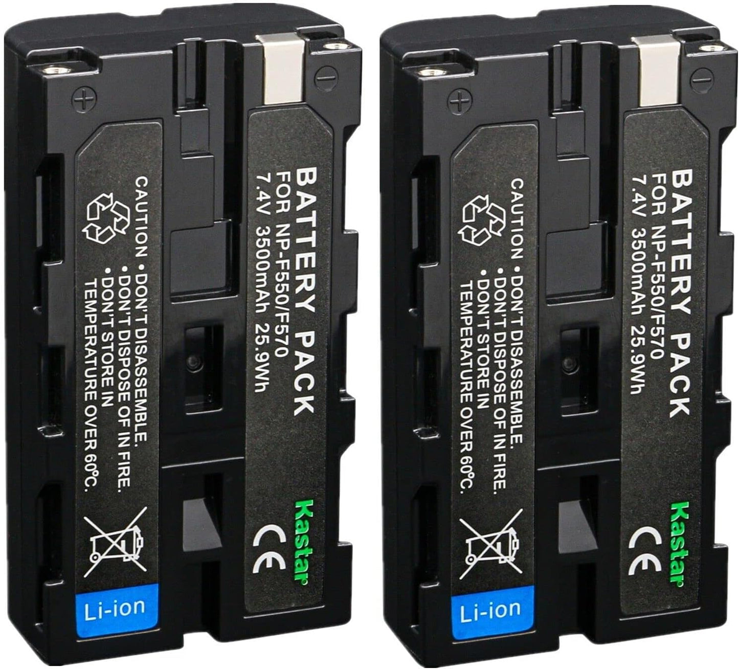 Kastar NP-F580 Battery for Blackmagic Design Cameras