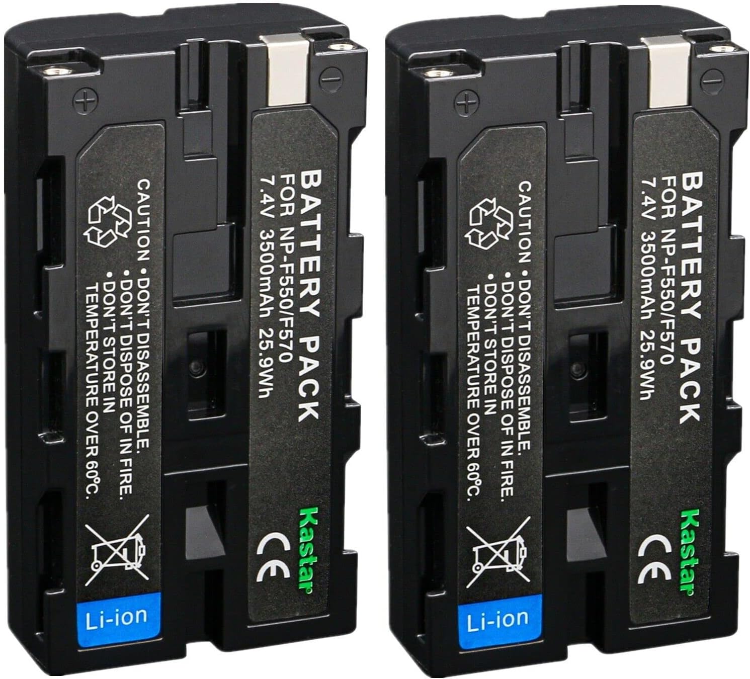 Kastar NP-F580 Battery for Blackmagic Design Cameras