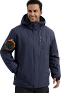 FREE SOLDIER Men's Waterproof Ski Snow Jacket for Winter Fun