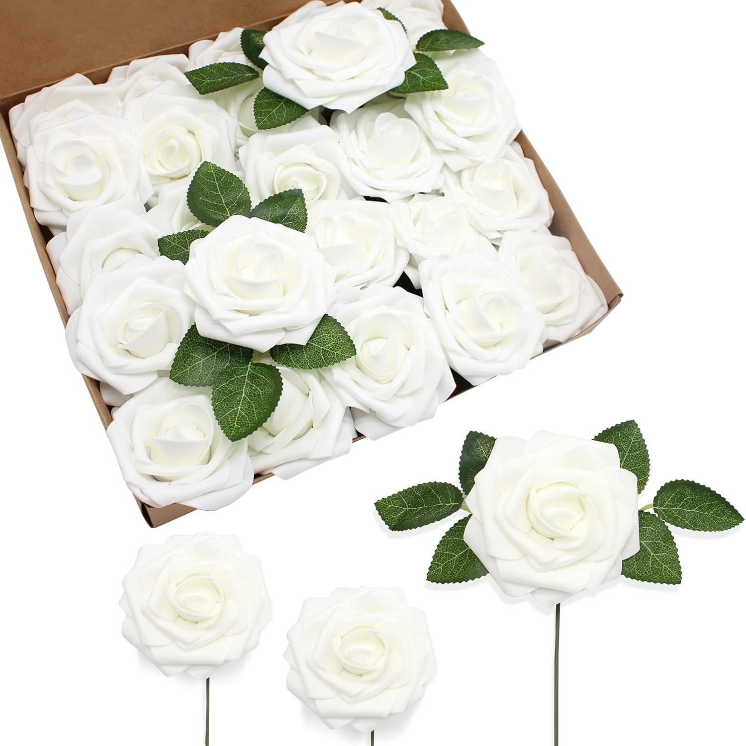 Realistic Artificial Roses for DIY Wedding Bouquets and Decor