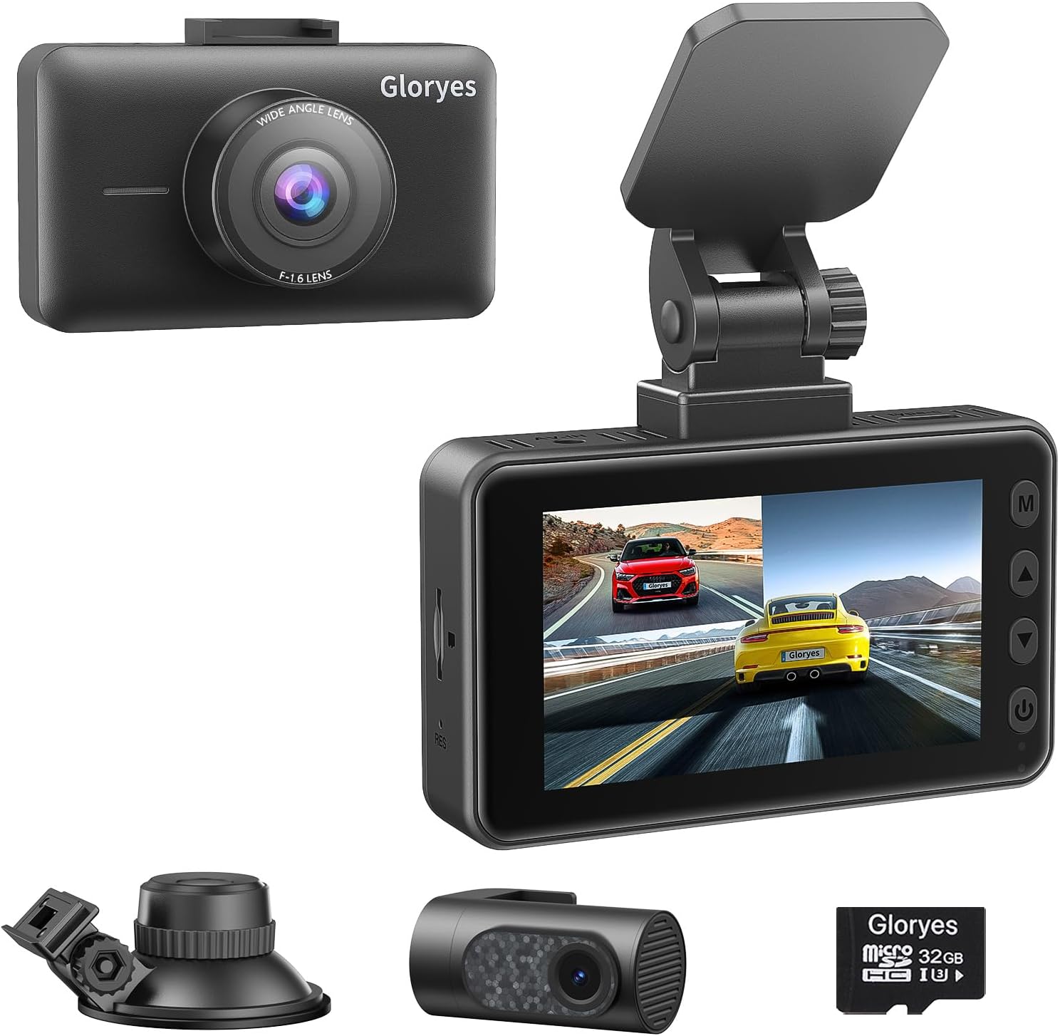 2025 4K Dash Cam Pro Car Camera with Front and Rear Recording
