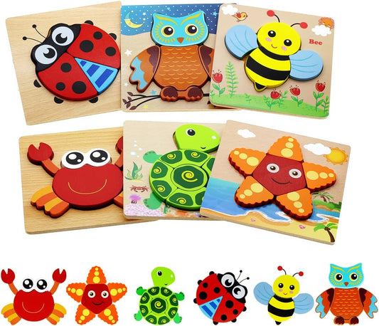 Educational Eco-Friendly Toddler Puzzles - BigShu