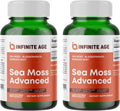 INFINITE AGE 2 Pack 1250mg Sea Moss Superfood Capsules - Immunity