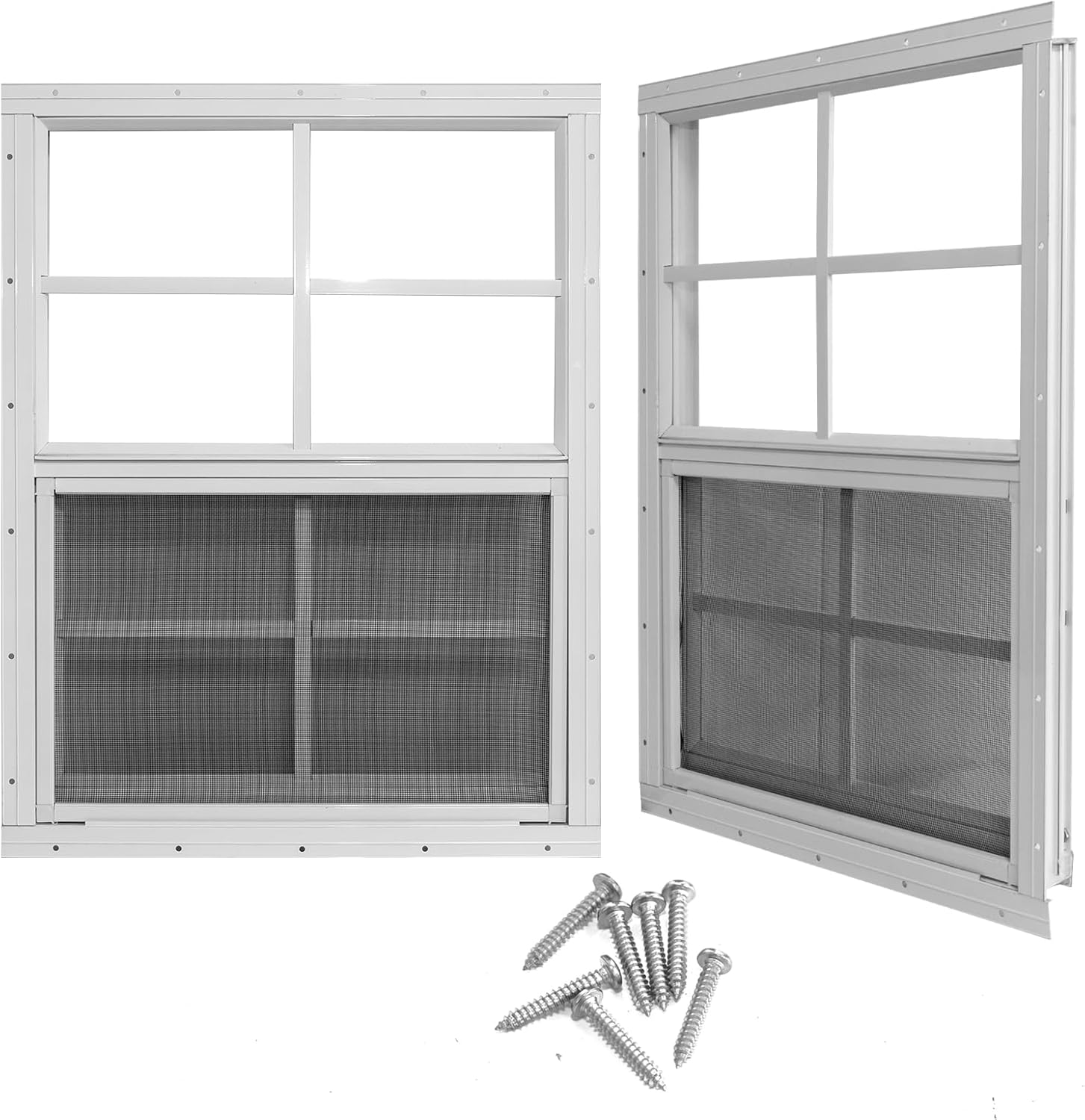 Yuzzy 14in x 21in Shed Windows with Tempered Glass for Sheds