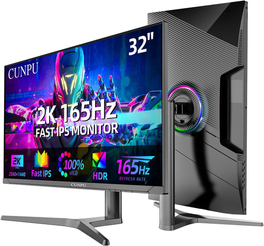 Immersive Gaming: CUNPU 32 2K IPS Monitor