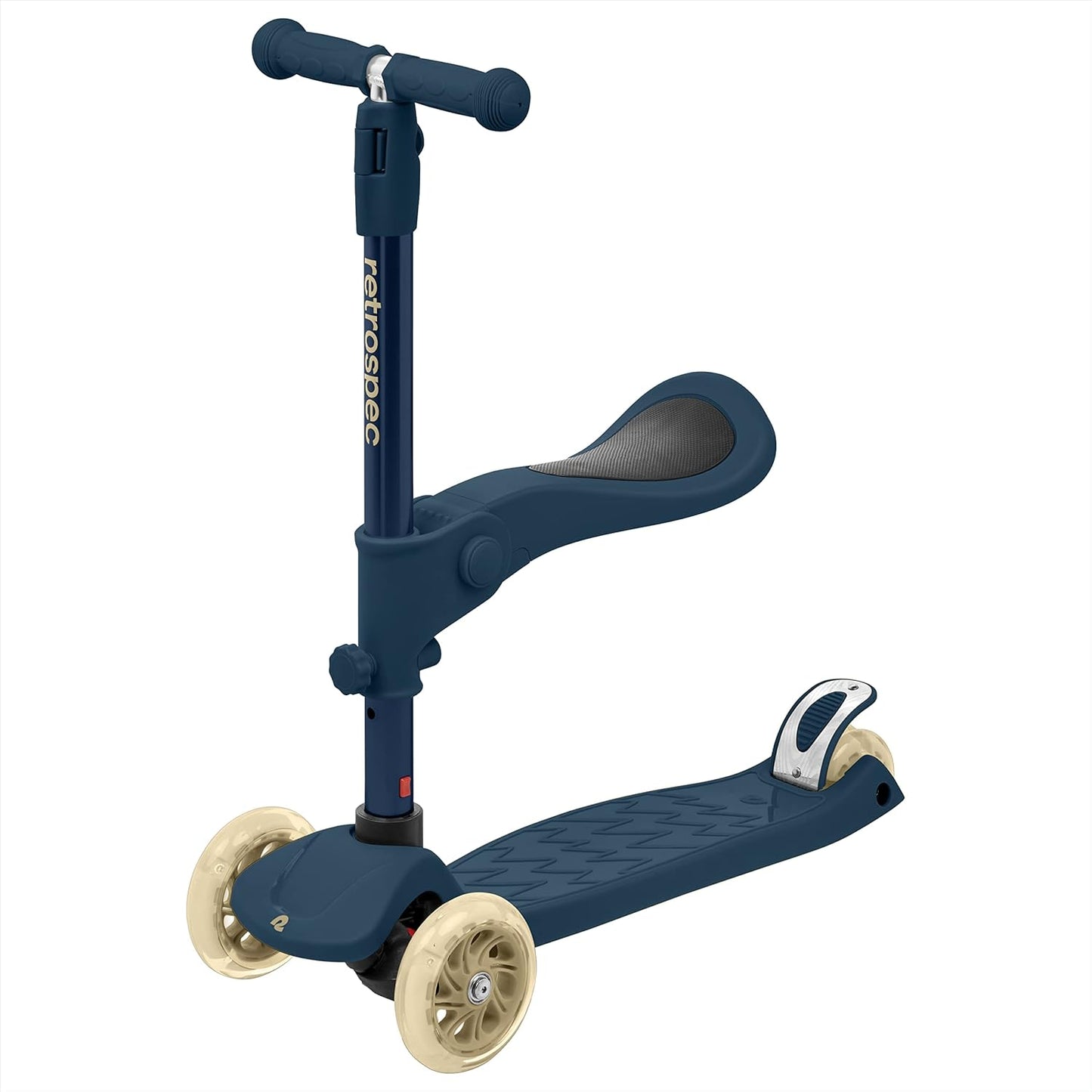 Retrospec Chipmunk Plus Kids Kick Scooter with LED Lights