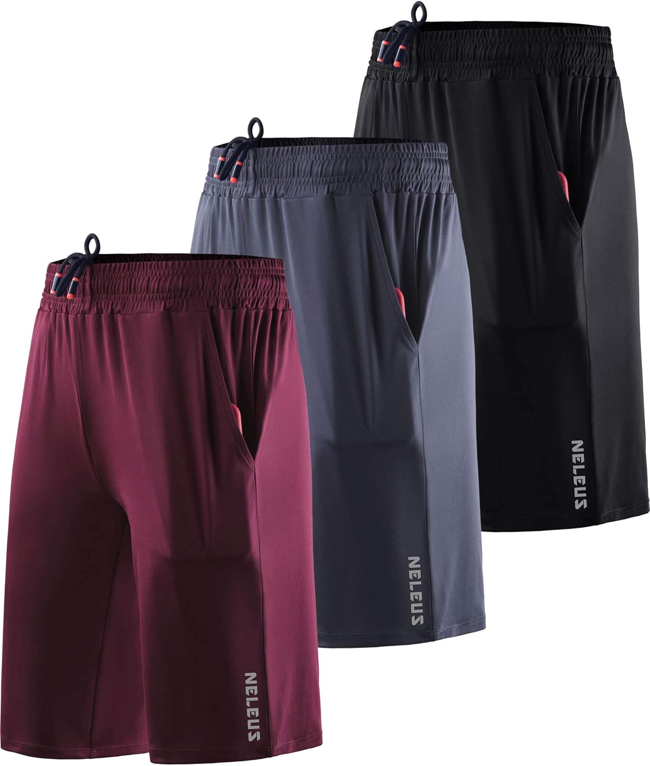 NELEUS Women's Lightweight Running Shorts for Yoga and Workout