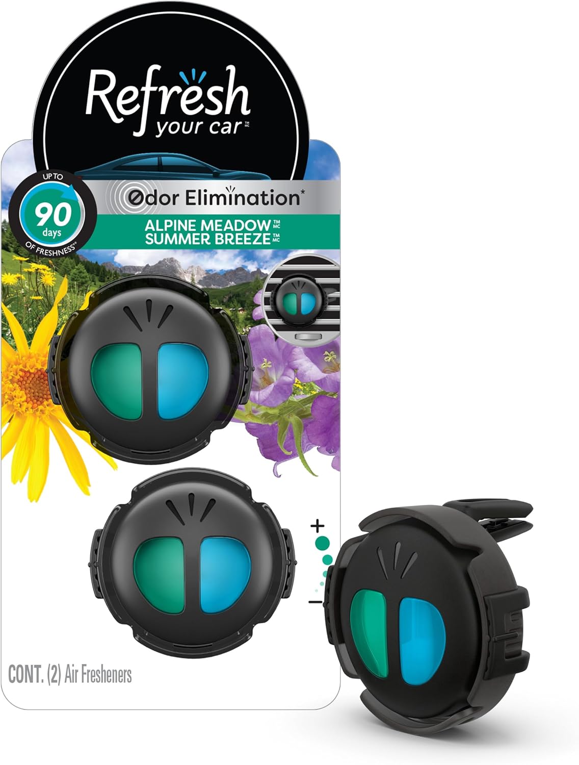 Odor Eliminator Mini Diffusers, Dual Scent Power