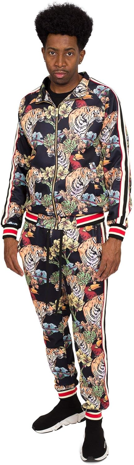 G-Style USA Men's Velour Velvet Tracksuit Sets for Casual Wear