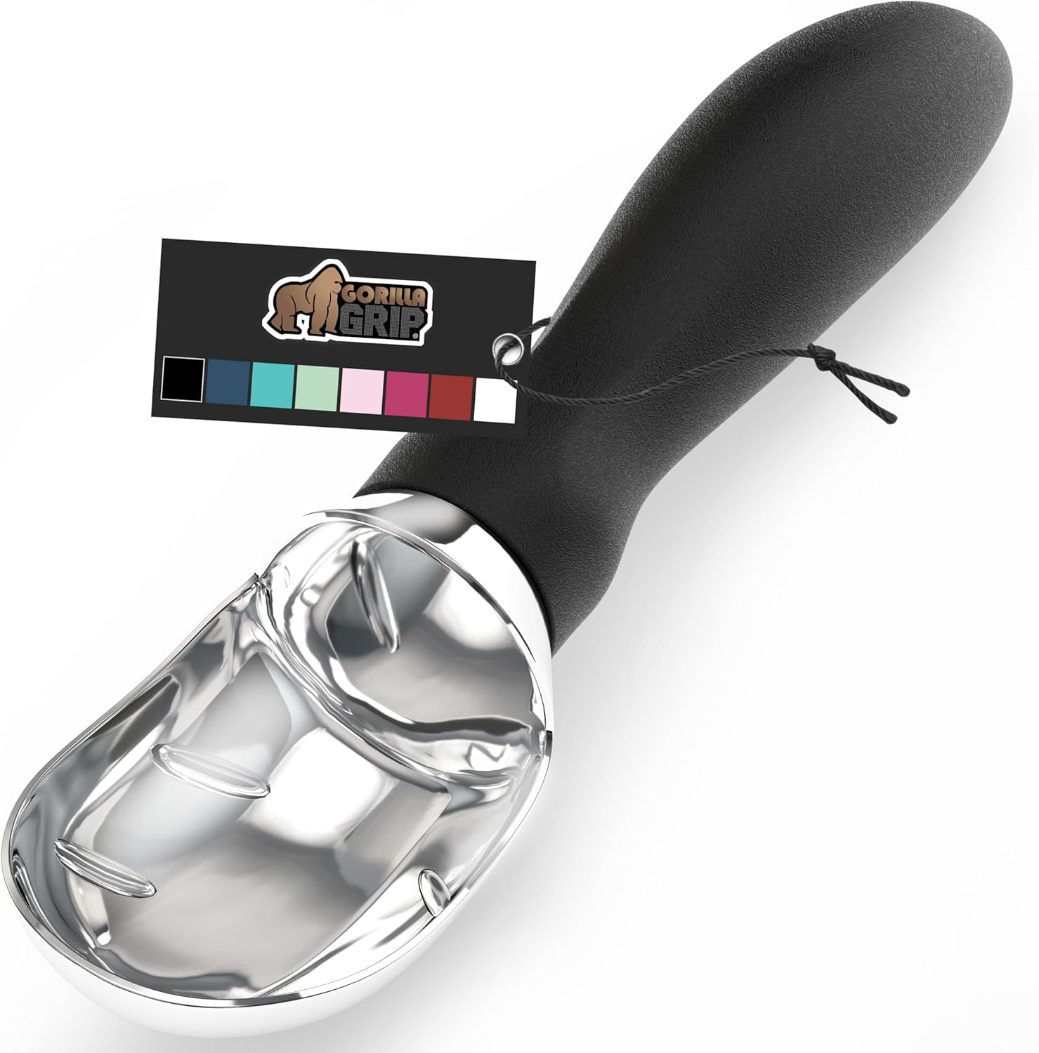 Gorilla Grip Professional Ice Cream Scoop for Perfect Scoops