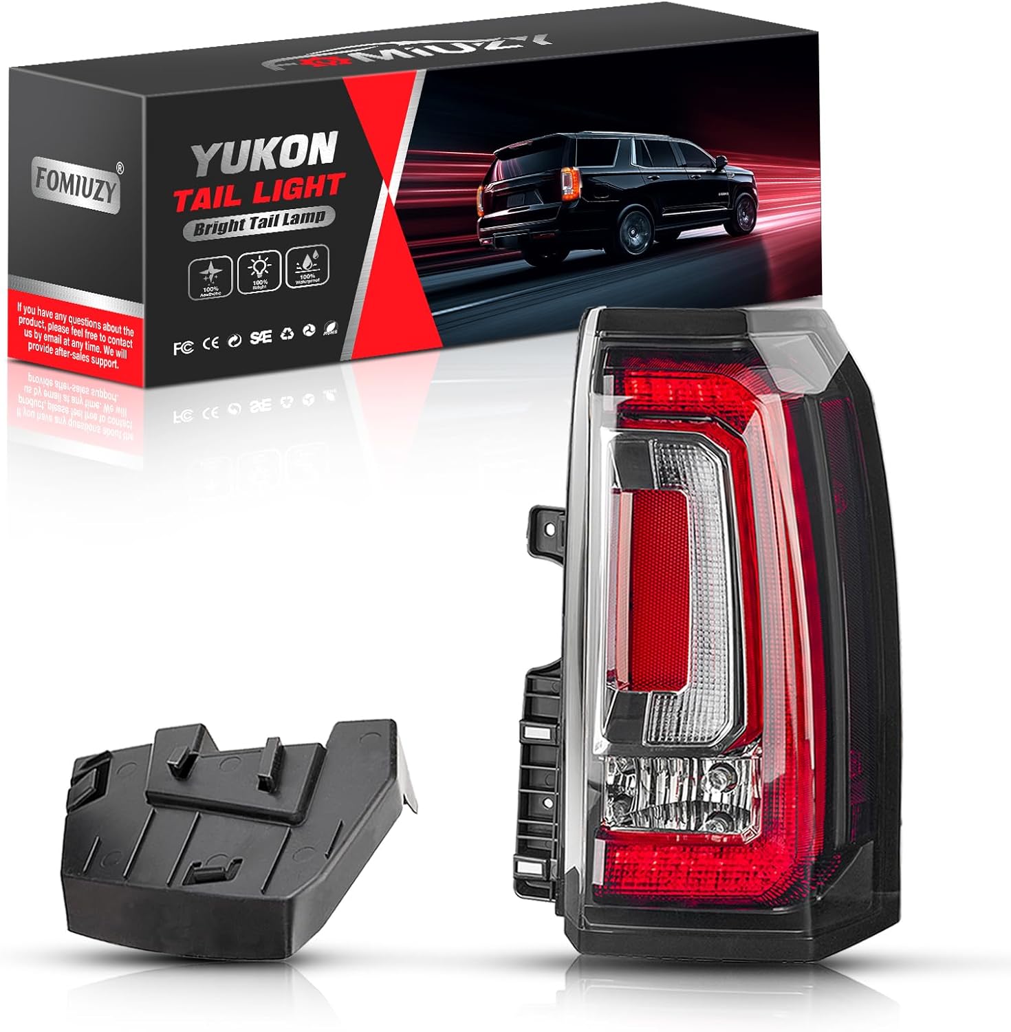 Tail Lights Fit GMC Yukon 2015-2020 LED Brake Assembly Upgrade