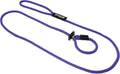 English Slip Dog Lead 1/2 in x 8 ft - Trainer Approved Purple
